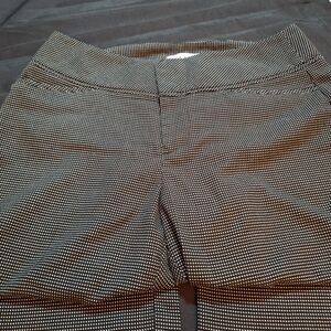 Elle Black Polka Dot Slacks Size 12